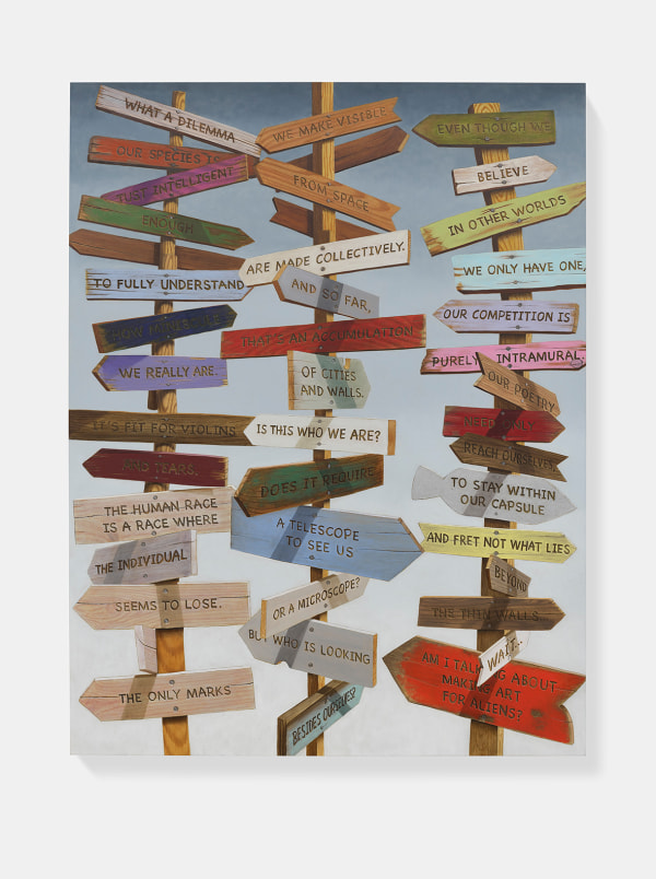 Sean Landers, Only Signs, 2019