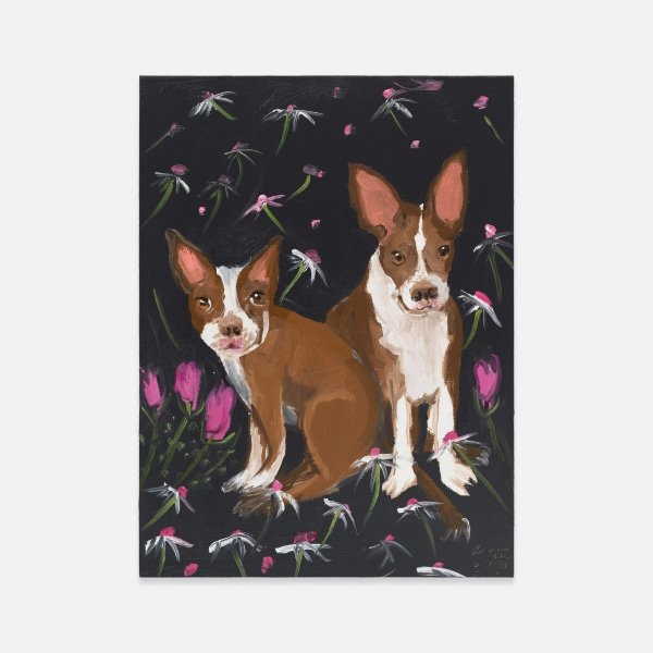 Ann Craven Magic and Moonlight in Night Field2024 Oil on canvas 24 x 18 in (61 x 45.7 cm)