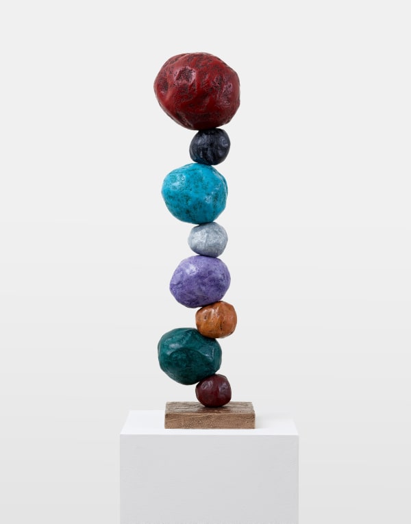 Annie Morris, Stack 8 Cadmium Red, 2021