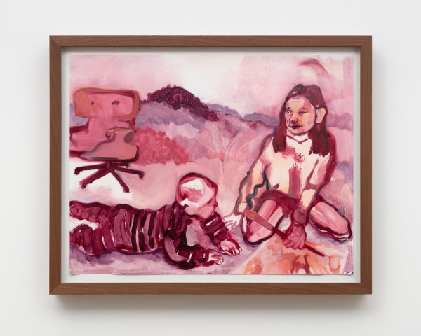 Antonia Showering Painter’s Guilt2023 Oil on paper 14 x 18 in. (35.6 x 45.7 cm)