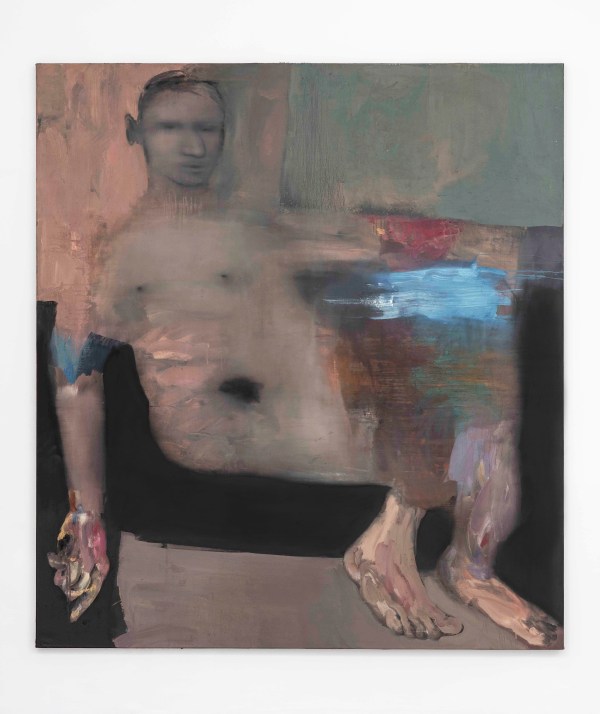 George Rouy False Window2021 Acrylic on canvas 99 1/4 x 88 5/8 in 252 x 225 cm