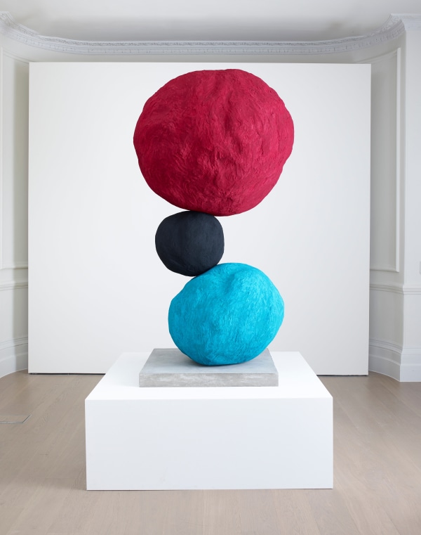 Annie Morris, Stack 3, Cadmium Red, 2021