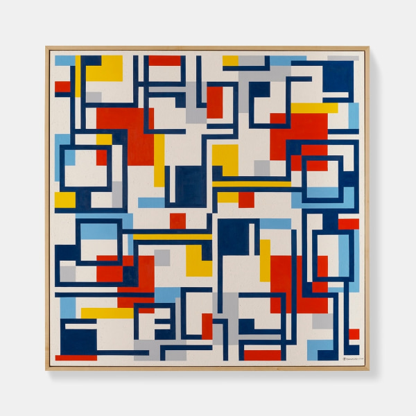 Eduardo Terrazas 29.12024 Oil on canvas 47 ¼ x 47 ¼ in. (120 x 120 cm) Framed: 48 ⅞ x 48 ⅞ x 2 in. (124 x 124 x 5 cm)