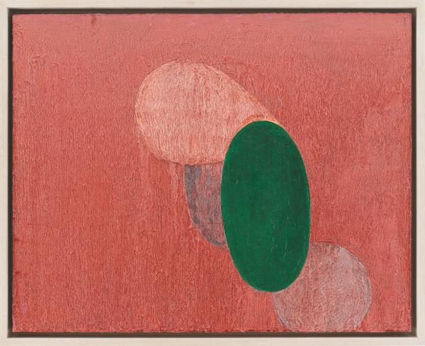 Thomas Nozkowski Untitled (6-73)1989 Oil on canvas board 16 x 20 in 40.6 x 50.8 cm