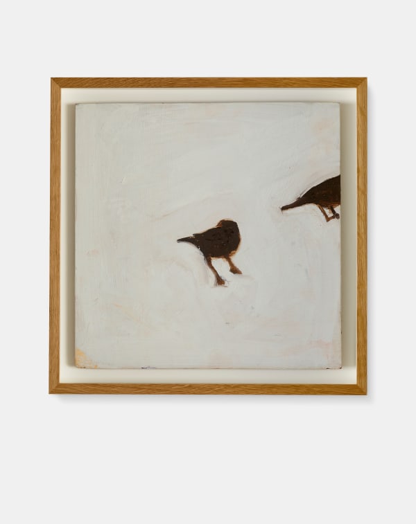Alex Katz Birds2020 Oil on board 12 x 12 in. / 30.5 x 30.5 cm