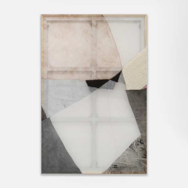 Martha Tuttle thinking about Simone Weil2022 Silk, dye, pigment, and thread 72 x 48 in. (182.88 x 121.92 cm)