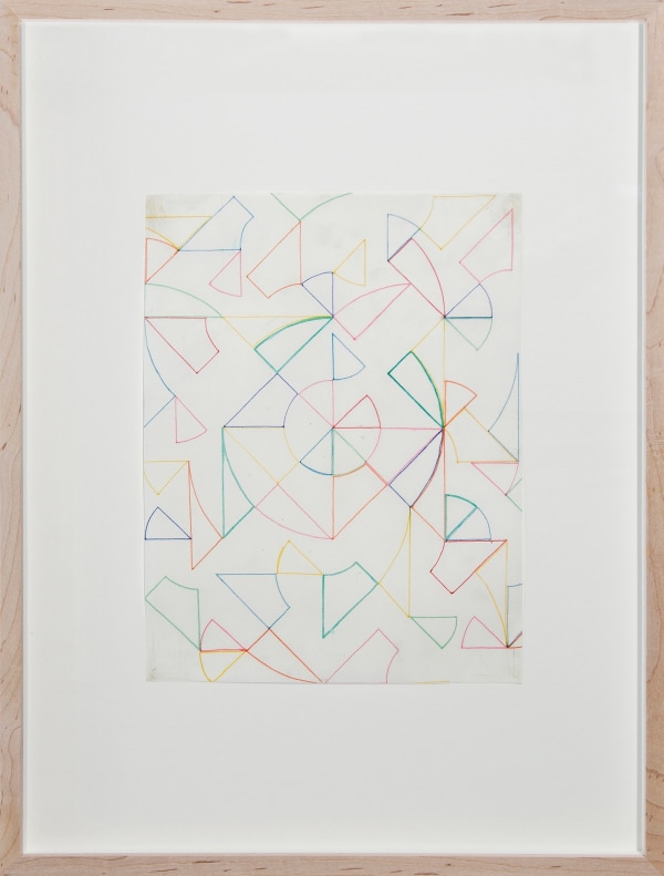 Eduardo Terrazas Possibilities of a Structure: Cosmos 1.1.163b1974 Graphite pencil, Indian ink, and marker on paper Image dims: 10 3/8 x 8 in. 26.5 x 20.5 cm Framed dims: 14 x 18 1/4 in. / 35.7 x 46.7 cm