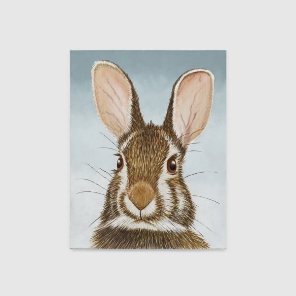 Sean Landers Untitled Rabbit #62025 Oil on linen 14 x 11 in. (35.6 x 27.9 cm)