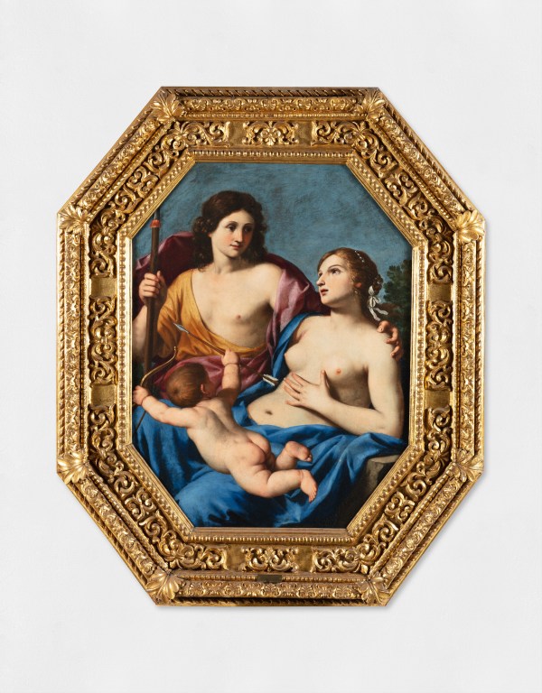 Giacinto Gimignani (attribuito a) - Venere con Adone e Cupido