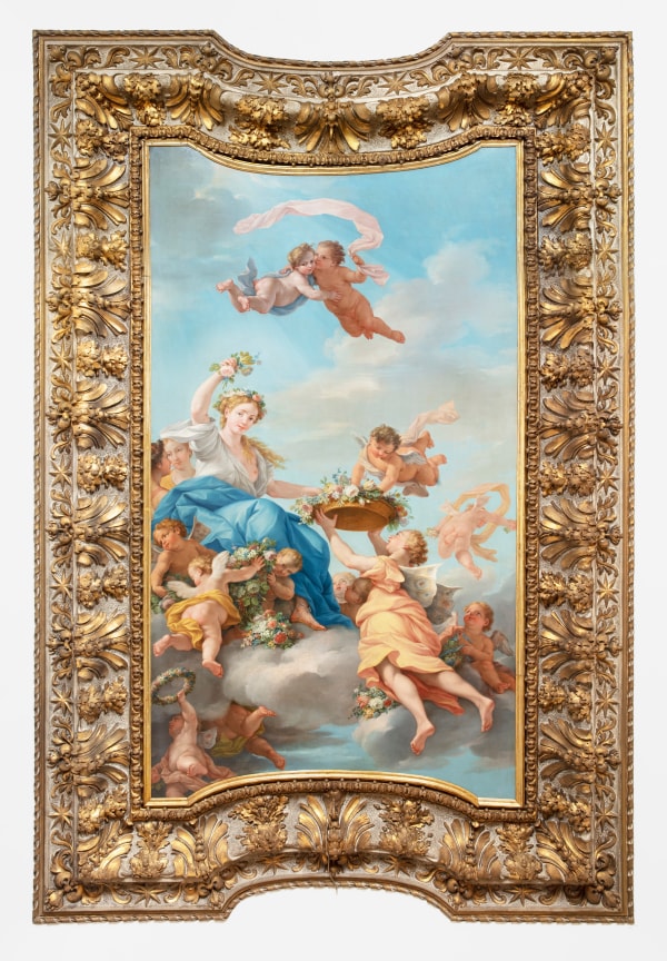 painting depicting Flora and Zephyr, characters from Roman and Greek mythology associated with spring and the rebirth of nature