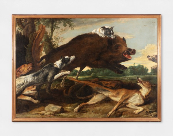 Giovanni Crivelli - Caccia al cinghiale