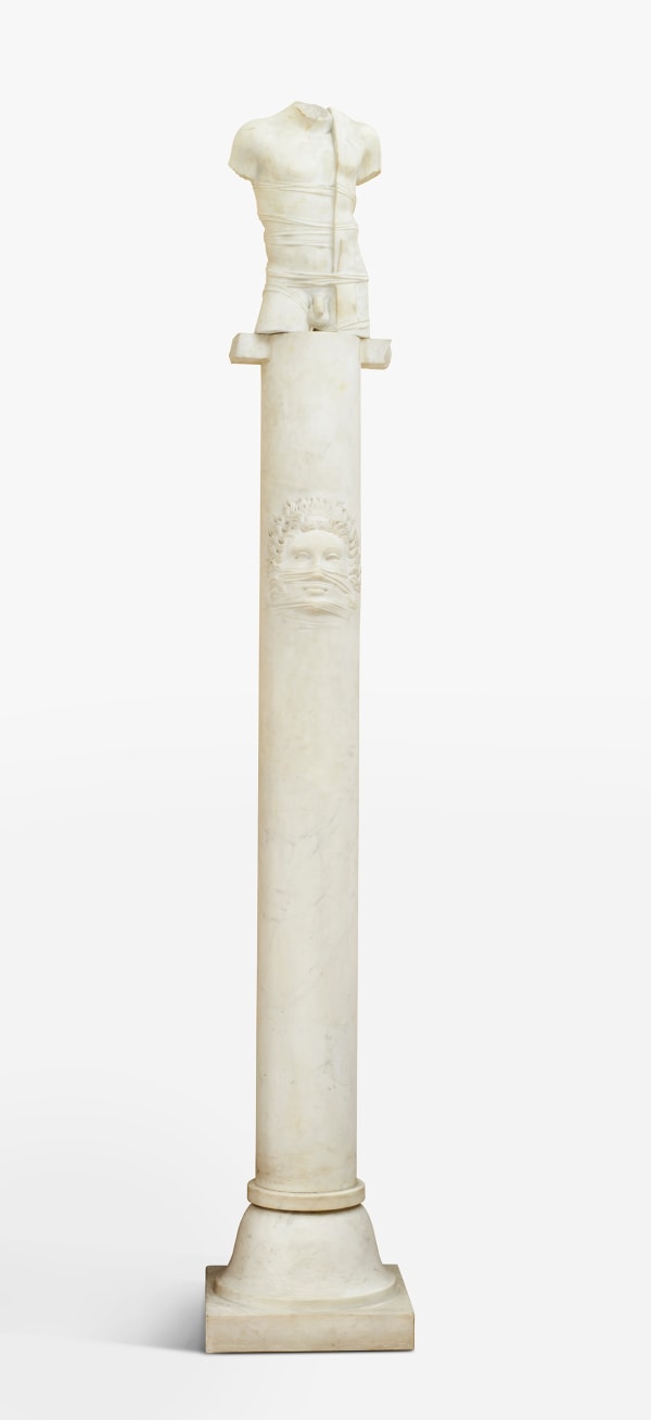 Igor Mitoraj, Colonna con Gorgone, 1988