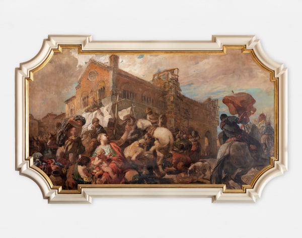 Giuseppe Graziosi - Piacenza medievale, 1927 circa