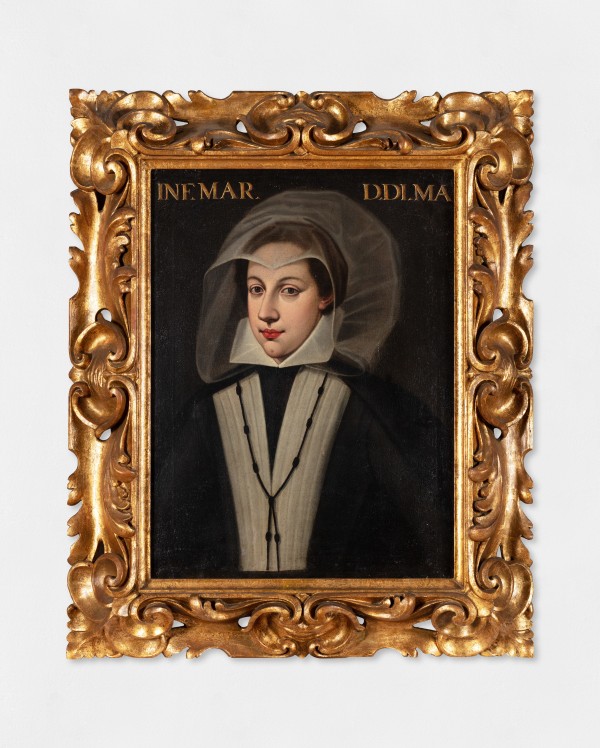 Frans Pourbus the younger (seguace di) - Ritratto dell'Infanta Margherita, duchessa di Mantova, XVII secolo