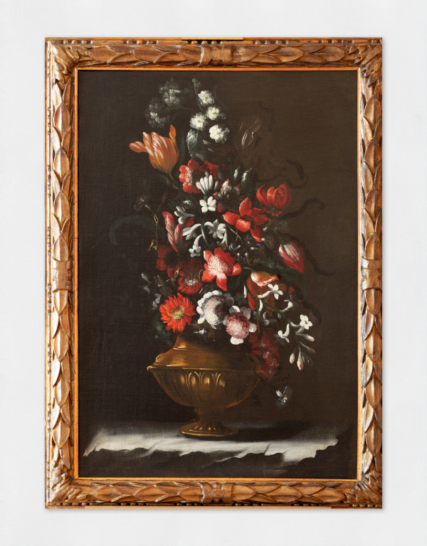 Andrea Scacciati (Attribuito a) - Vaso con fiori