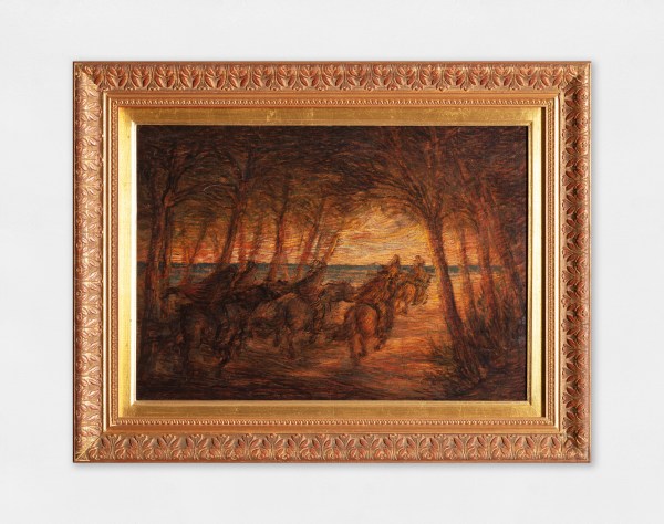 Gaetano Previati - Cavalcata, Fine XIX secolo