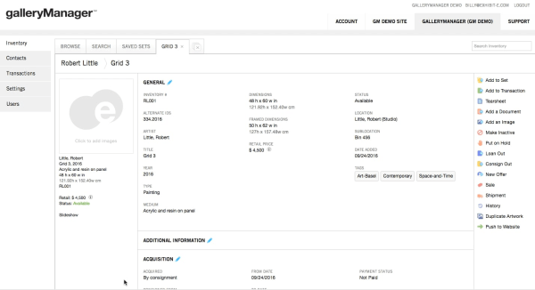 How to add artworks to galleryManager