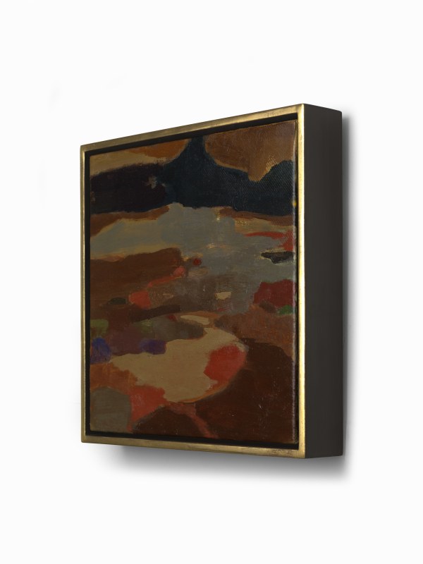 Deborah Tarr Archipelago 2025 Oil On Linen 35Cm X 35Cm 14 14 Side