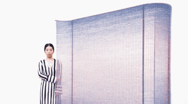 Designer Mimi Jung's textile screen will be part of the show at Chamber. Courtesy of Chamber