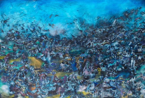 Ali Banisadr in Rebel, Jester, Mystic, Poet: Contemporary Persians, at Asia Society Museum