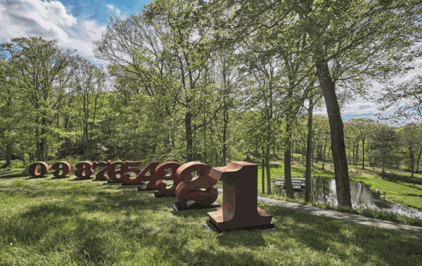 Robert Indiana: ONE through ZERO, at The Glass House