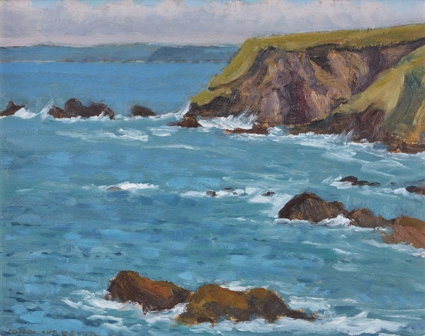 John Webster , North Cornish coast by Godrevy