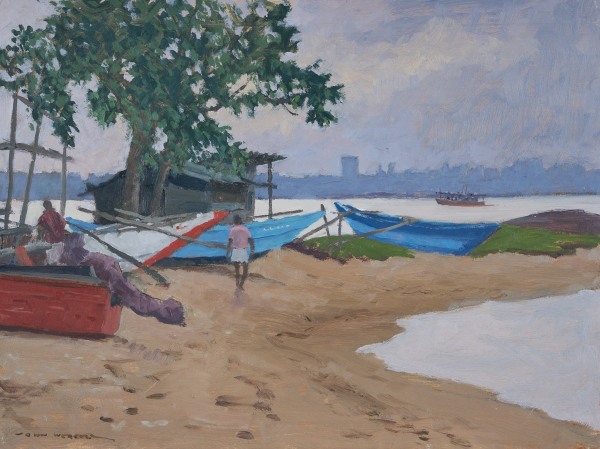 John Webster , Fishing craft, Galle, Sri Lanka