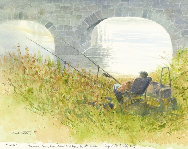 Gordon Rushmer, Autumn Sun, Houghton Bridge