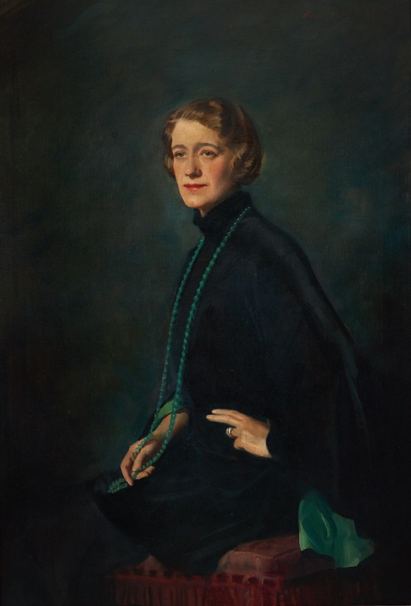 Sir Oswald Hornby Joseph Birley , MC, RA, ROI, Portrait of Dorothy, Lady Paterson (1889-1972), 1934