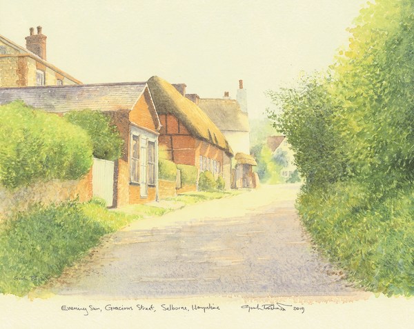 Gordon Rushmer, Evening Sun, Gracious Street, Selborne