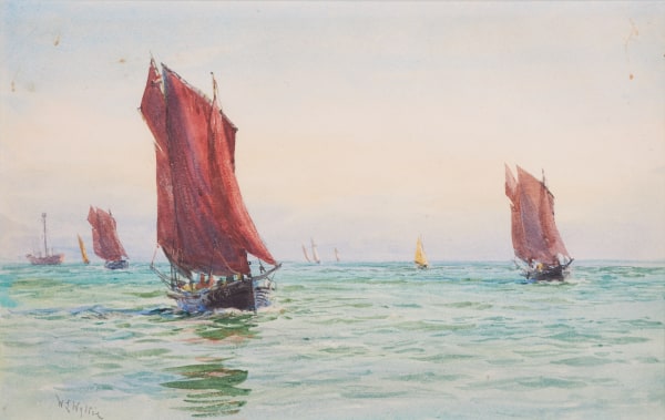 William Lionel Wyllie, RA, Medway barges