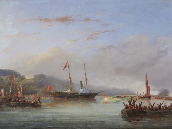Nicholas Matthew Condy, The first Victoria and Albert yacht off Plymouth
