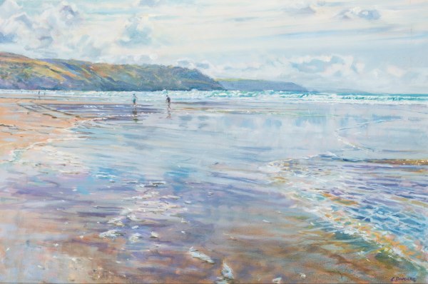 Laurence Dingley, Water's edge, North Cornwall
