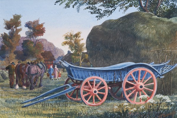 Charles Frederick Tunnicliffe , RA, Wiltshire wagon