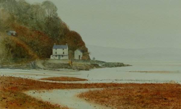 Gordon Rushmer, The boathouse, Laugharne - home of Dylan Thomas
