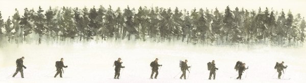 Gordon Rushmer , Royal Marines winter training, Norway