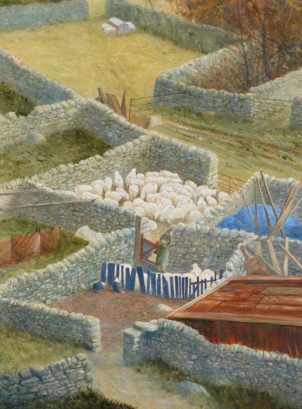 Gordon Rushmer, Checking the flock, Nant Ffrancon Valley