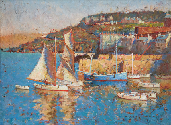 Arthur Hayward , Fishing boats, St Ives