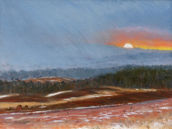 Gordon Rushmer, Approaching snow, Longmoor