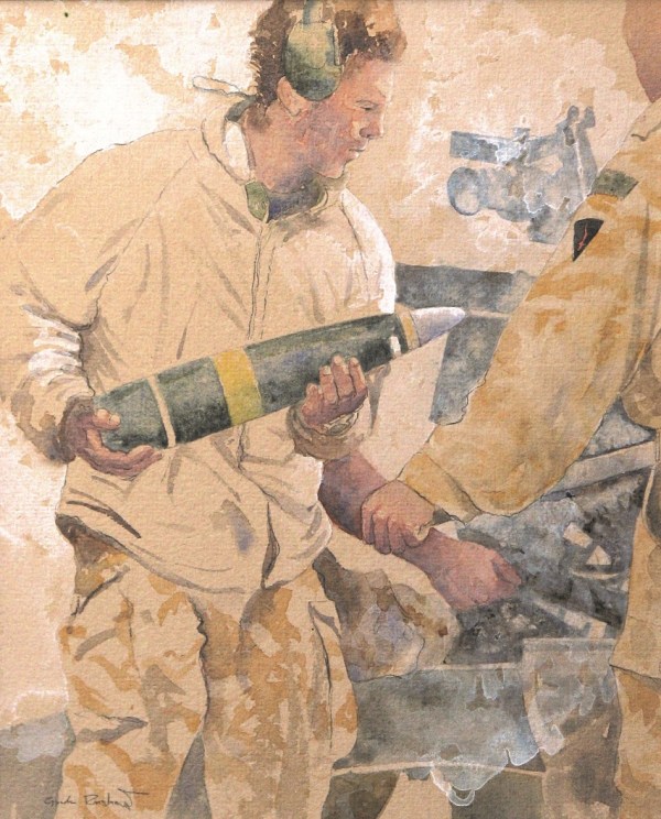 Gordon Rushmer, On the gunline, Helmand