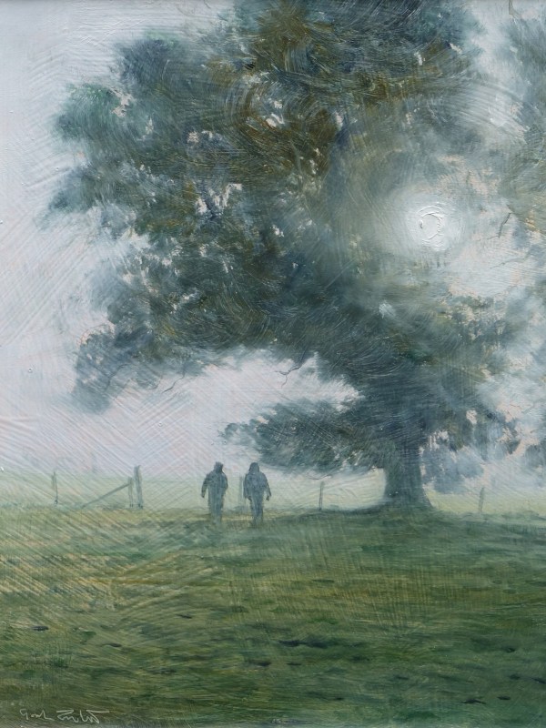 Gordon Rushmer, Crossing the fields, South Harting