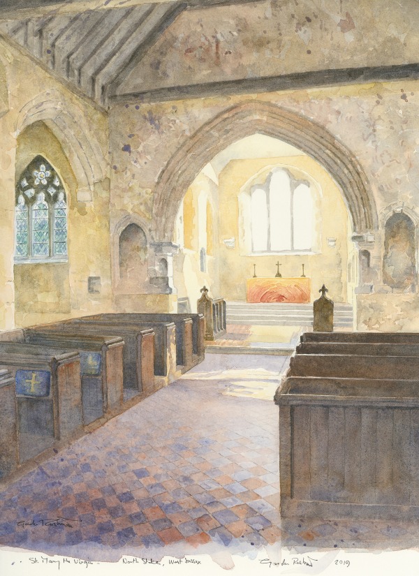 Gordon Rushmer, Interior, St. Mary the Virgin, North Stoke
