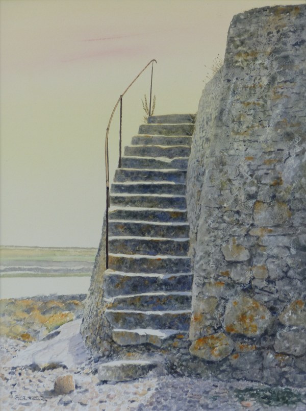 Gordon Rushmer, Stairway to heaven, the Church of St. Cwyfan, Anglesey
