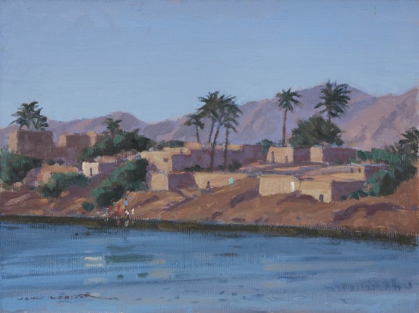 John Webster , Village on the Nile