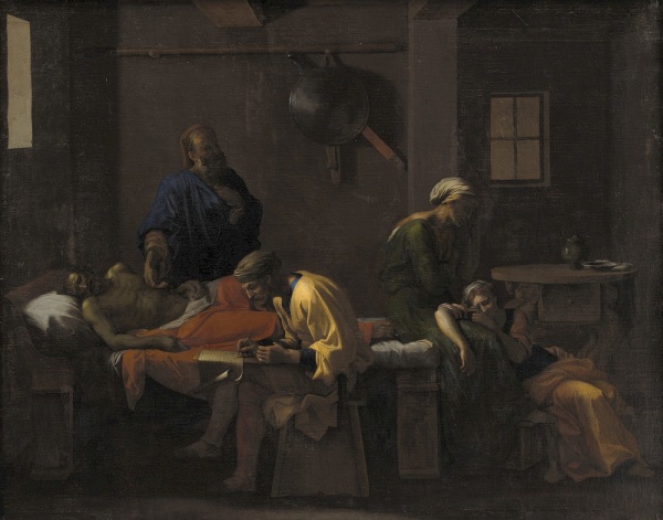 Nicolas Poussin The Testament of Eudamidas, 1644–48 Oil on canvas 110.5 × 138.5 cm SMK, Copenhagen
