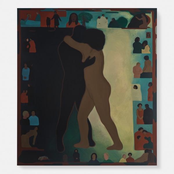 Sahara Longe Good Times / Bad Times2024 Oil on linen 88 ¾ x 78 ¾ in. (225.5 x 200 cm)
