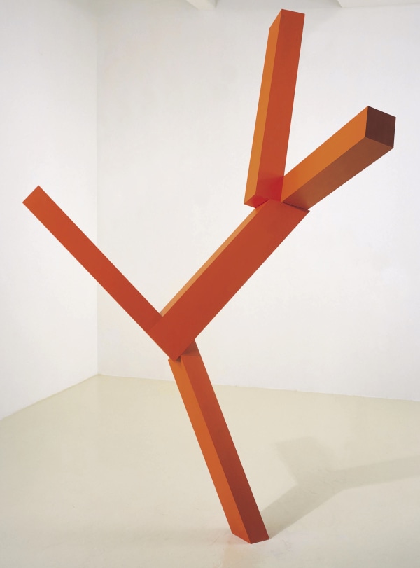 Joel Shapiro painted wood