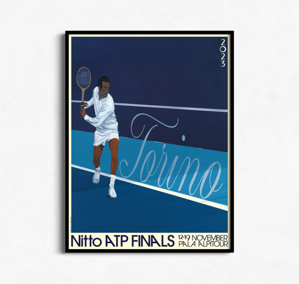 © 2023 Nitto ATP Finals Official Poster by Honor Titus