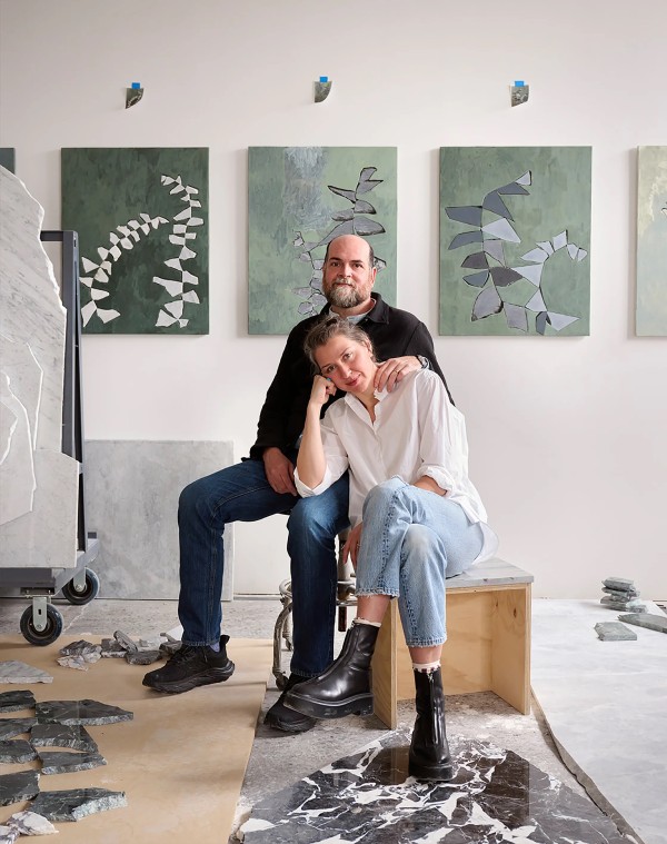 Eddie Martinez and Sam Moyer, May 2024. Photo: Jason Schmidt