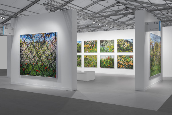 Installation view, Frieze London, Timothy Taylor Booth 12, 2024.
